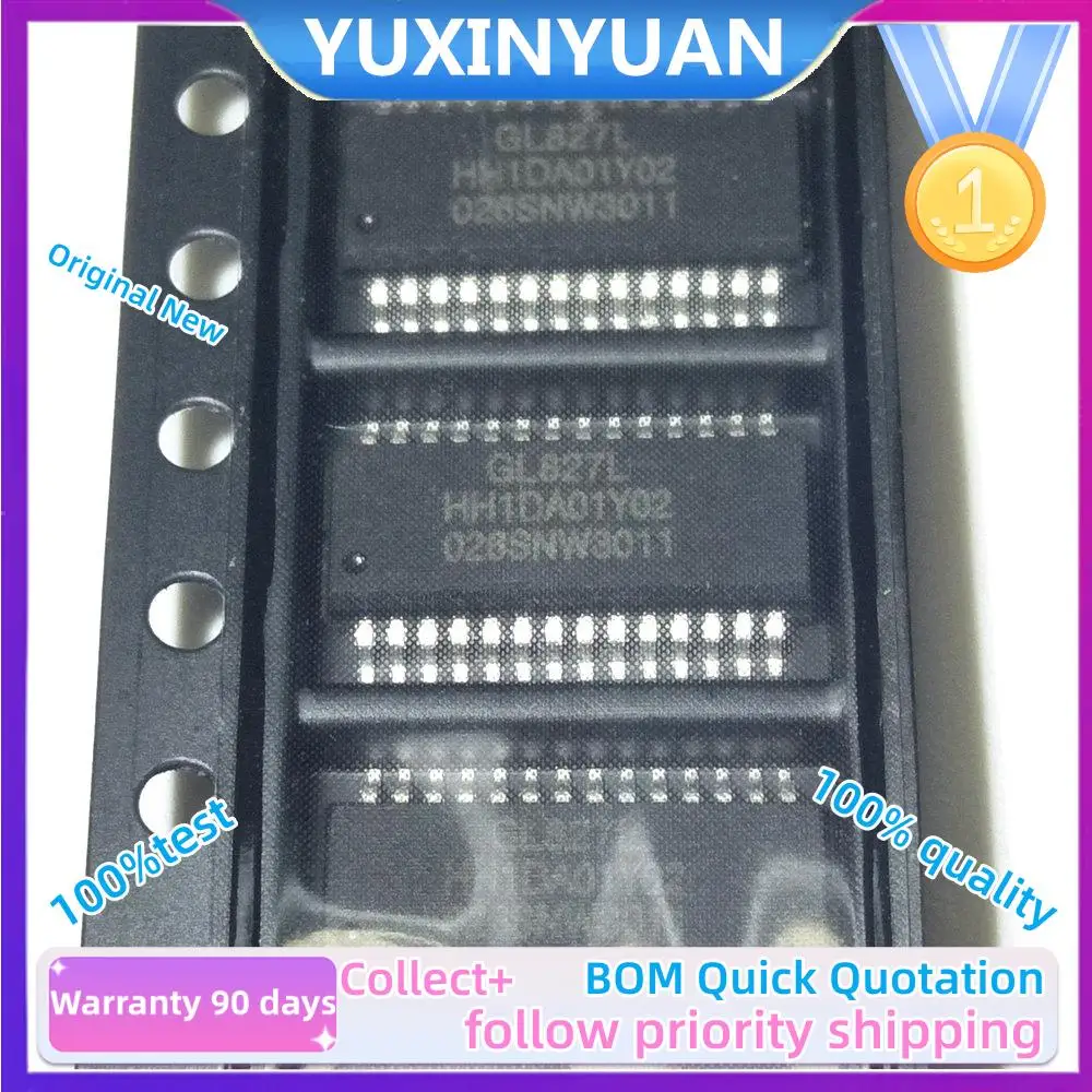 1PCS/lot and new Original  GL827L  GL827L-HH10A01Y02  SSOP-28  YUXINYUAN IC IN Stock100%test