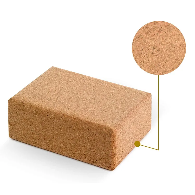 Eco-Friendly Natural Non-Toxic Sport Cork Yoga Block For Fitness