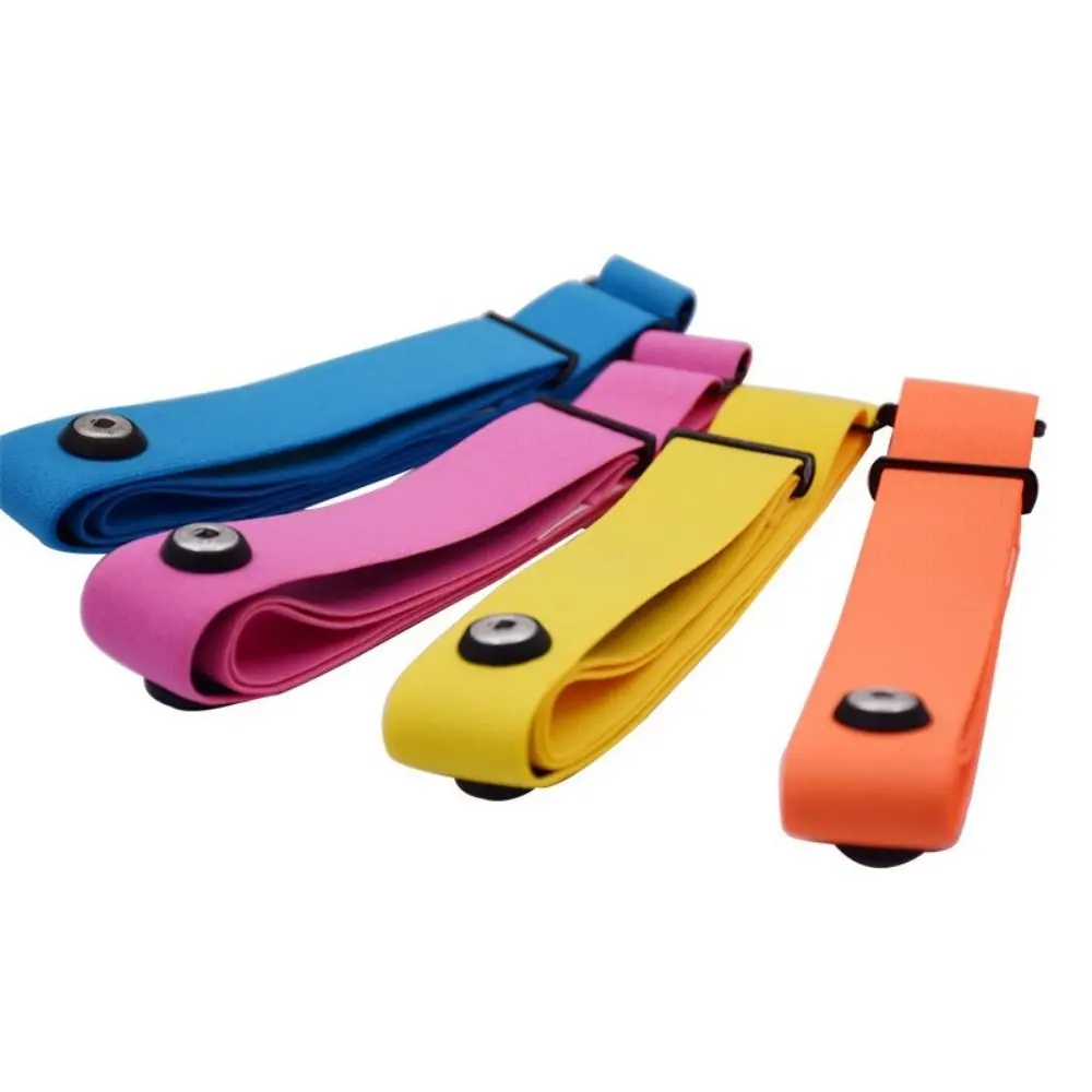 Silicone + Fiber Heart Rate Monitor Strap Multicolor Adjustable Heart Rate Monitor Chest Belt Heart Rate Monitor Chest Strap image 4