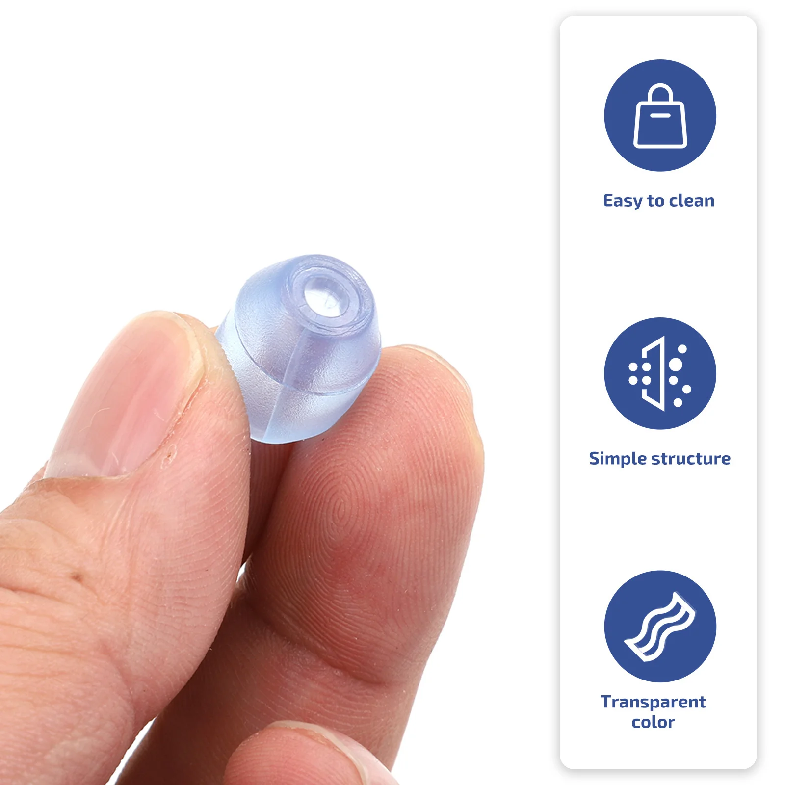 

100Pcs Drain Rack Rubber Feet Non-Slip Scratch Resistant Protective Pads for Sink Grid Replacement Rack Feet Sink Mat