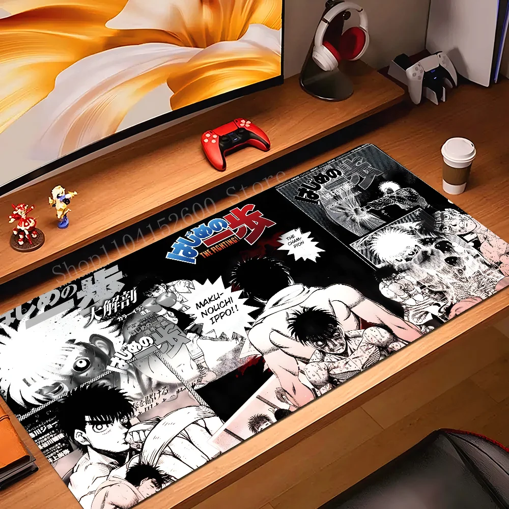 

Anime H-Hajime No Ippo Mousepad Mouse Mat Desk Mat With Pad Gaming Accessories Prime Gaming XXL Keyboard Pad