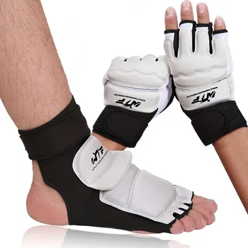 Taekwondo protection Sanda Training Taekwondo Handguard and Banket Match Protective Gear Foot Protector WTF Kickboxing Equipment