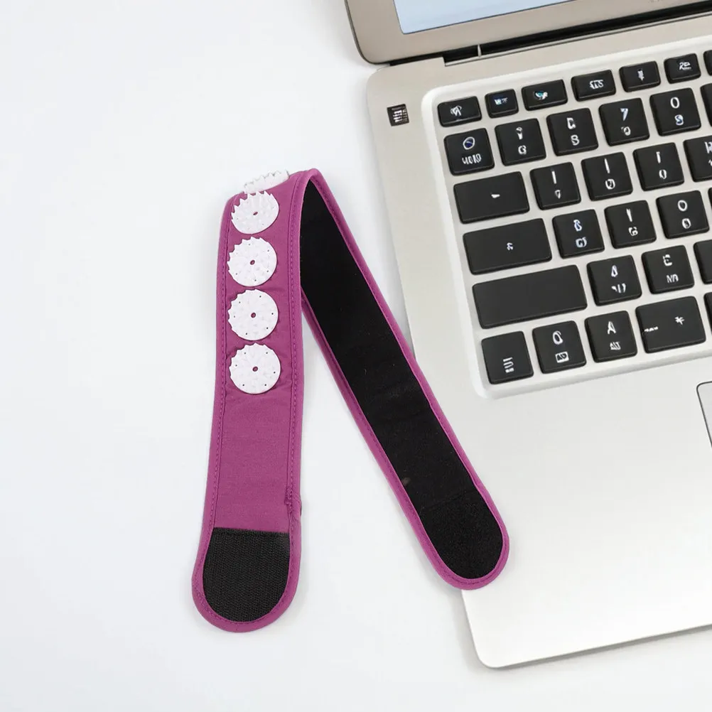 

2Pcs Adjustable Acupressure Wrap for Head and Neck Targeted Massage Therapy Enhances Well-Being during Yoga Or Daily Use