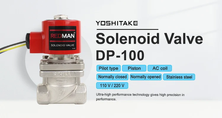 Magnetventil Yoshitake Japan Wasser und Dampf — Detail 1
