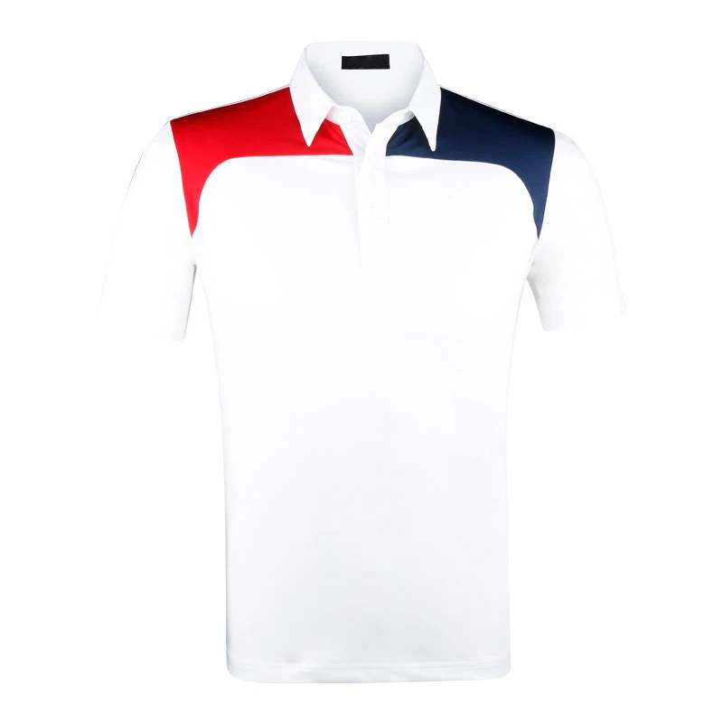 new golf wear men's short sleeve top t-shirt outdoor sports top breathable polo shirt