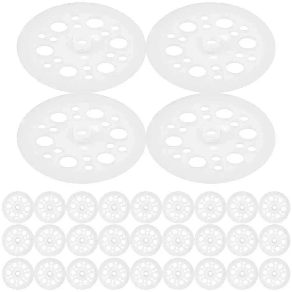 300Pcs Plastic Insulation Washers 45Mm Flat Washers Polypropylene for Fixing Insulation Panels Fastening Screws Nails