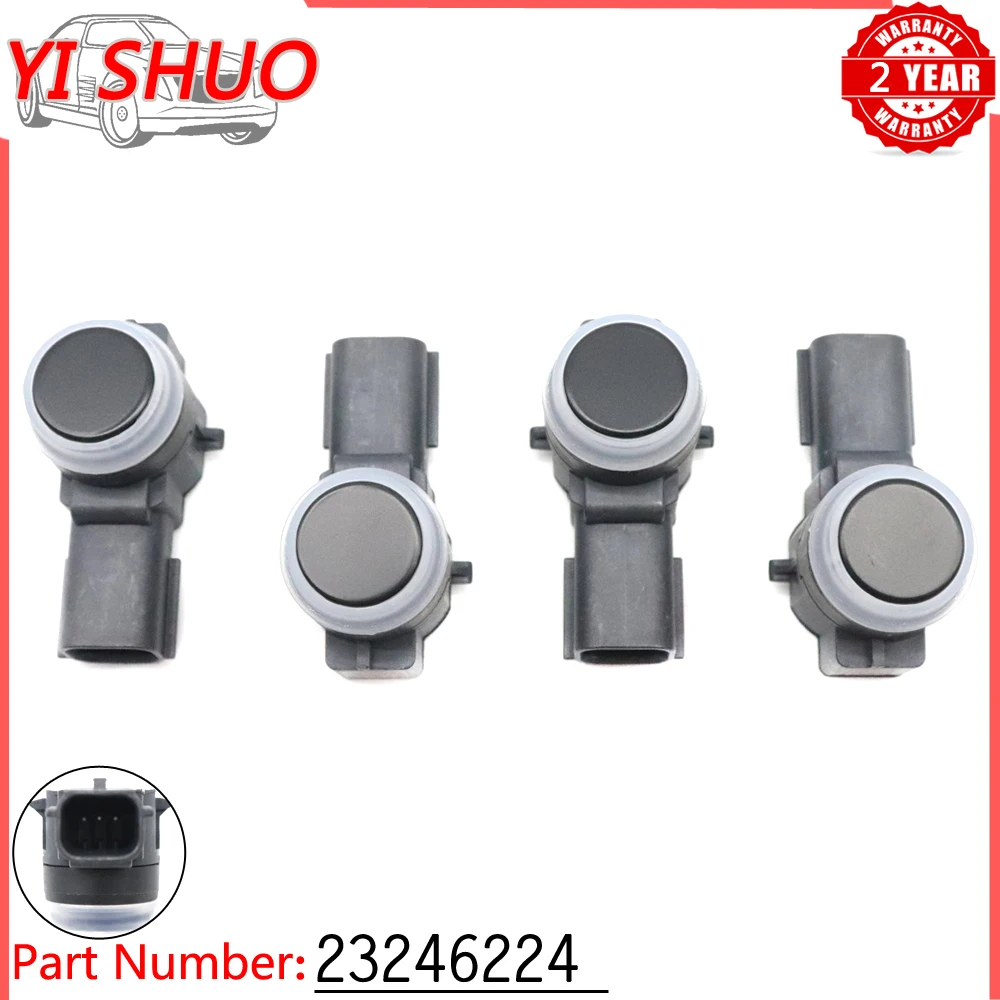 

Car 4pcs PDC Parking Sensor Bumper Reverse Assist Parktronic 23246224 for Chevrolet Malibu 0263033131