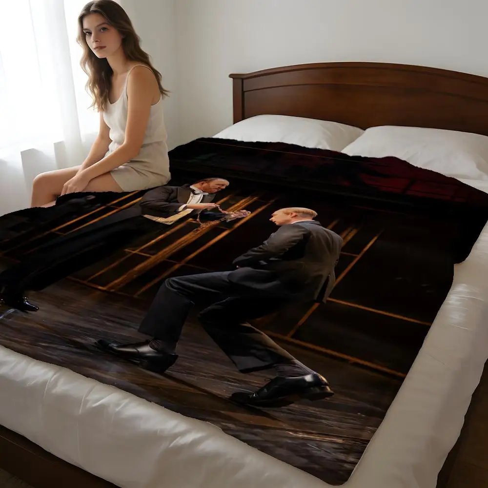 Measure For Measure Throw High-Density Short Plush Blanket For Sofa Nap Air-Conditioned Room Soft Skin-Friendly