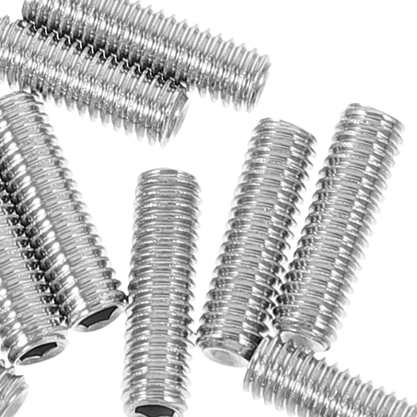 

12Pcs Bridge Saddle Screws Guitar Parts Metal Precise Fit Height Adjustment with Wrench Bridge Saddles Screws Guitar Supplies