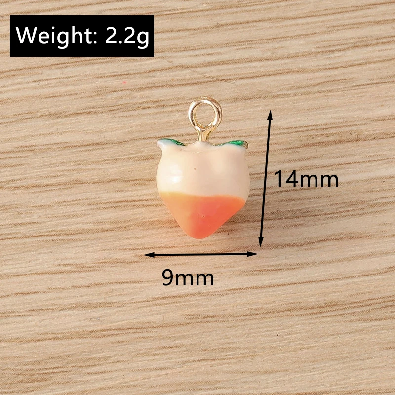 Tusember 5 Stück Niedliche Erdnuss-Simulationsanhänger Erdnuss-Dangle-Charm-Perlen für DIY Sterling Marken-Armband Schmuckherstellung – Detail 19