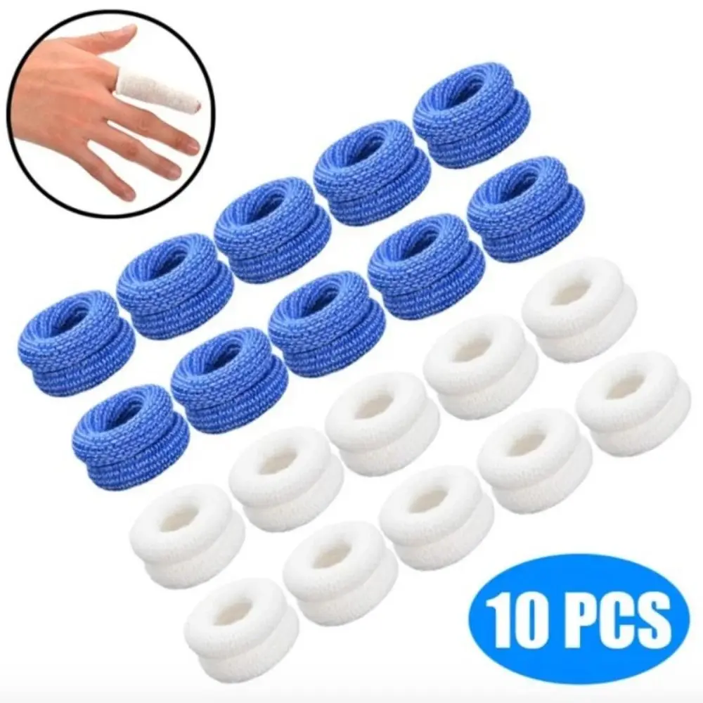 

10Pcs Tubular Finger Tubular Bandage Soft Roll Tubular Finger Dressings Finger Bobs Breathable Finger Roll Dressings