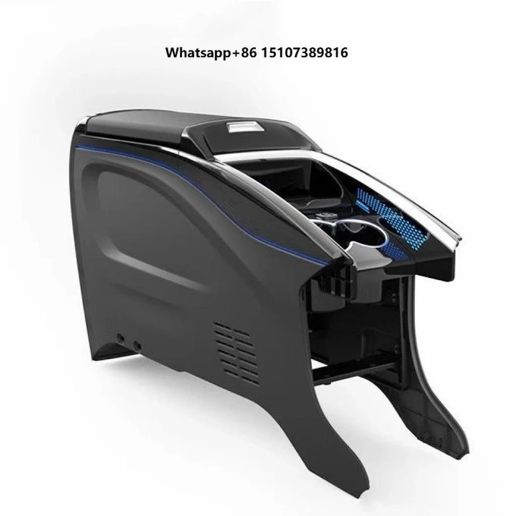 Odyssey Elite 15-24 Compressor Refrigerator Armrest Storage Box New Hybrid Car Cup Holder Central Control Made Leather ABS