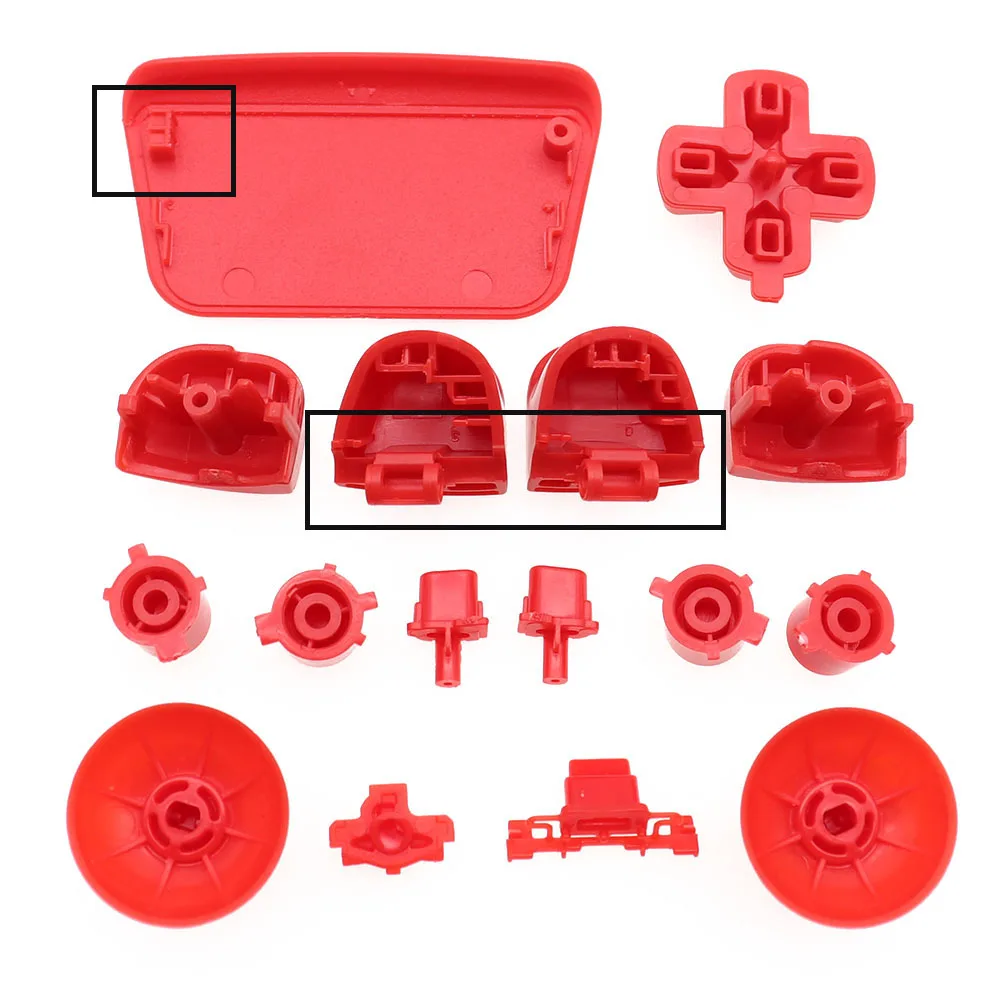 L1 R1 L2 R2 Knop D-Pad Aandeel Knoppen Kit Joystick Caps Vervanging Voor PS5 V2 2.0 Controller Gamepad