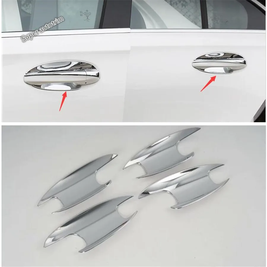 Lapetus Outside Door Pull Doorknob Hand-clasping Bowl Cover Trim For Mercedes-Benz CLA 200 C118 W118 2020 - 2024 Exterior Kit