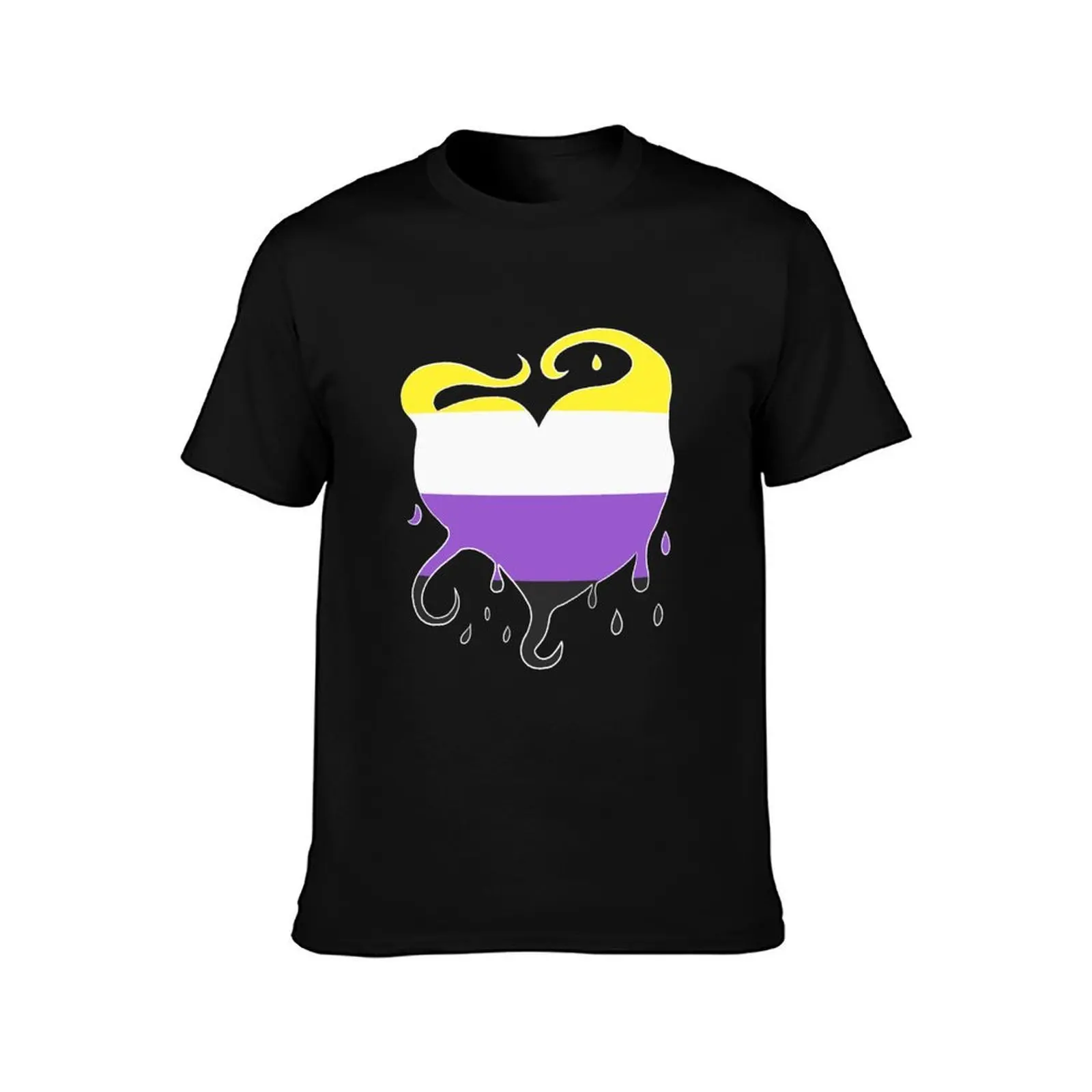 Nonbinary Pride - Filth Heart Edition T-Shirt t shirts for man graphic vintage T-Shirt