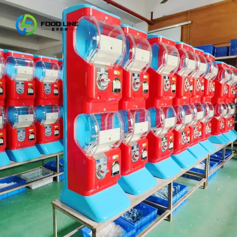 Customized transparent capsule dispenser twist egg gacha machine for shopping mall indoor customer attracting service