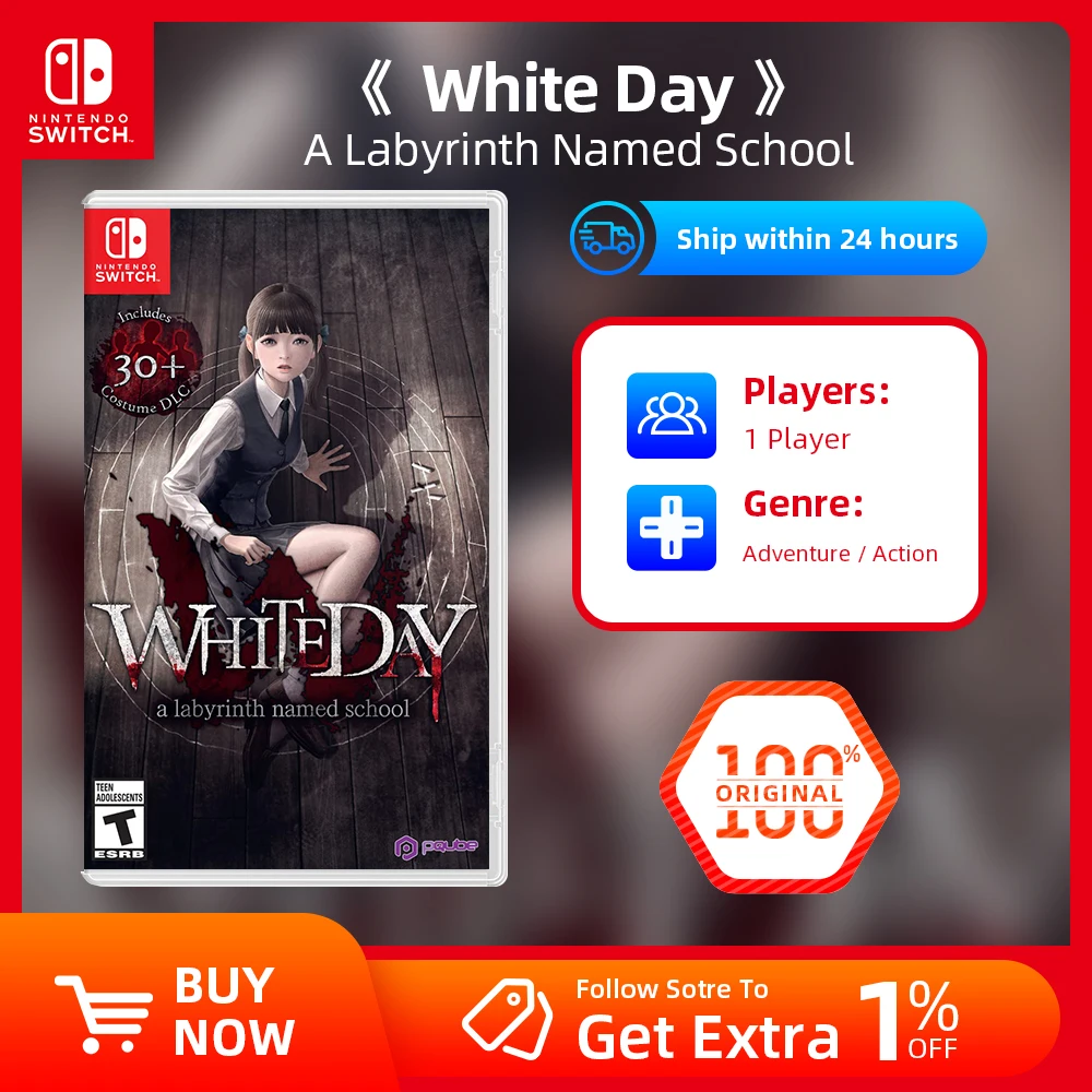 Nintendo Swtich Game Deals - White Day: A Labyrinth Named School -  Games Cartridge Physical Card