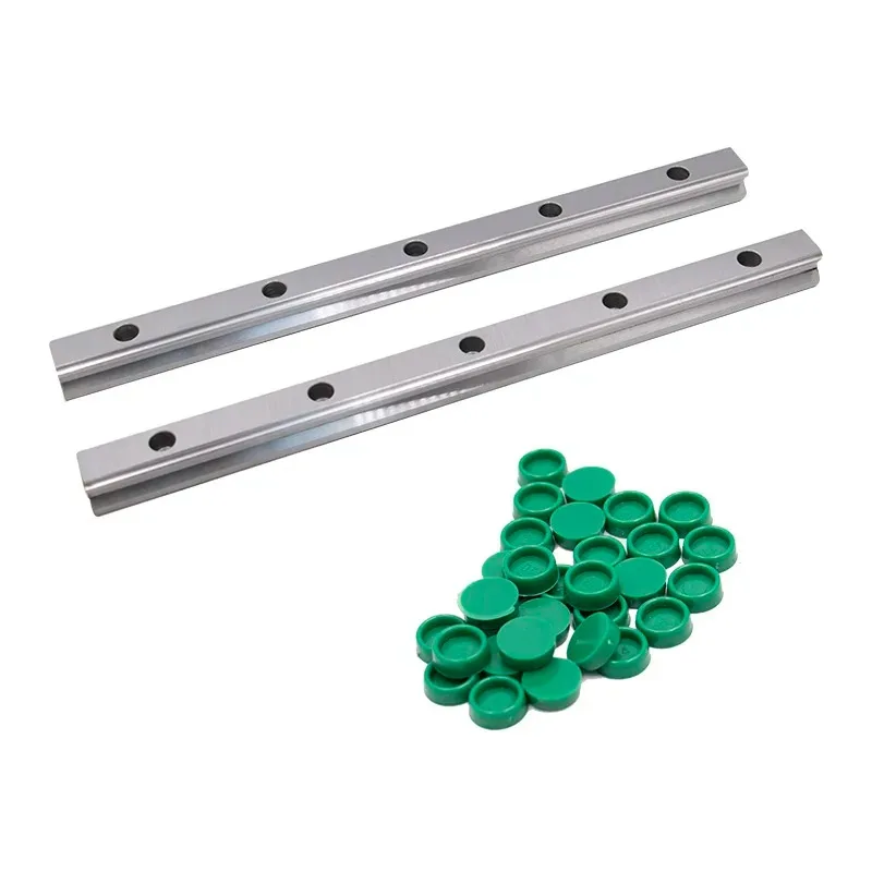 LIJUN 2Pcs HGR15 HGR20 HGR25 Linear Guide Rail + 4Pcs HGH15CA HGW15CC HGH20CA HGW20CC Blocks for CNC Part XYZ Axis Router