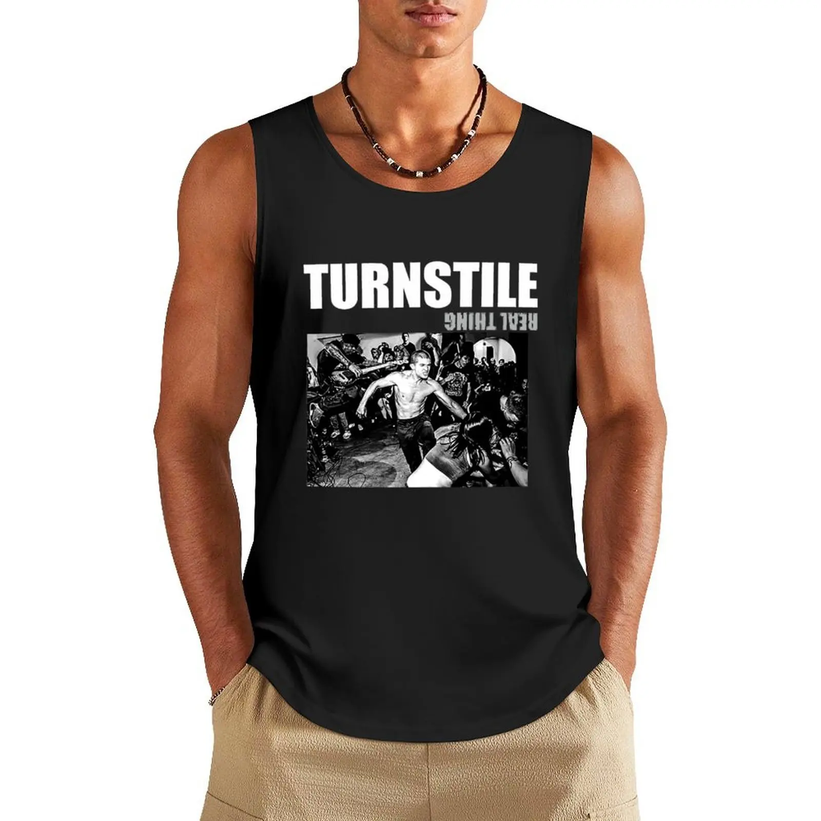

turnstile hardcore punk metal Tank Top gym t-shirts t-shirts for Men's gym new in tops & t-shirt
