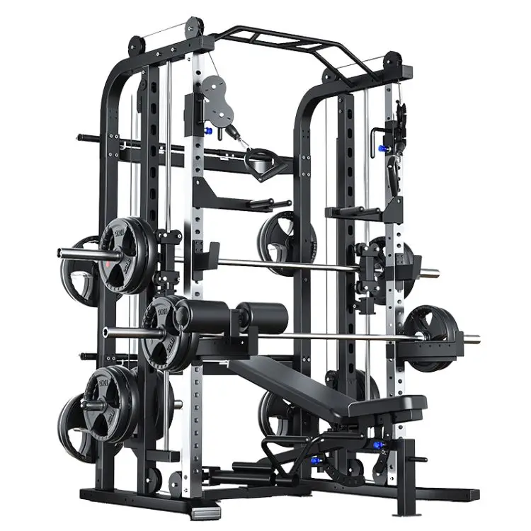 Commercial Smith Equipments  strength comprehensive training equipment set fitness Gym squat rack power rack