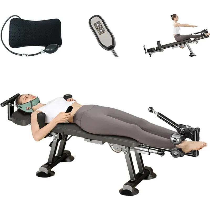 Home Use Full Body hine Bed for Spine Stretching Inversion Traction Table with Adjustable Back Stretcher Durable Fo