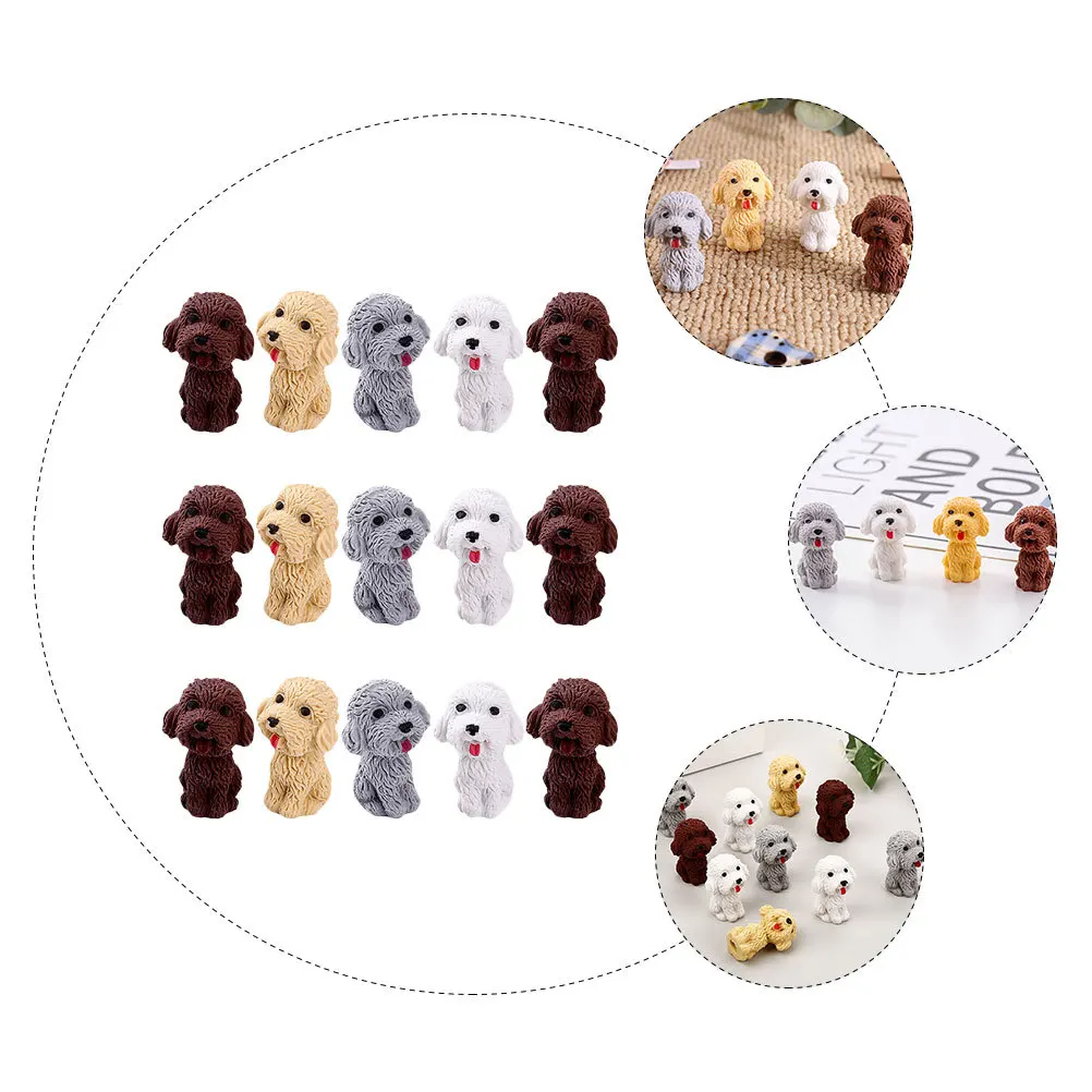 

16Pcs Charming Dog Erasers Durable Rubber Material Childrens Stationery Birthday Gift Animal Eraser Students Eraser