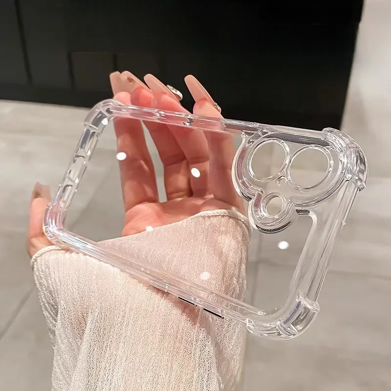 حافظة فاخرة مضادة للصدمات لهاتف شاومي ريدمي نوت 14 برو 5G 12 13 14 4G 8 10 11 12 13 14 Pro Plus 14C 13C 12 12C A3 غطاء شفاف