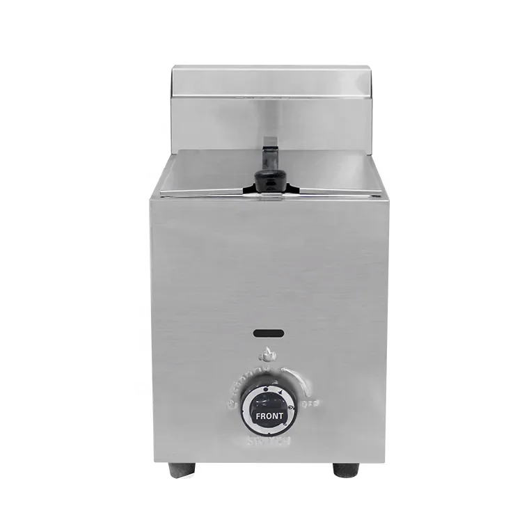 Commercial Multifunctional Single Nickel-Plated Baskets Electric G as Fried Chicken Potato Deep Fryers