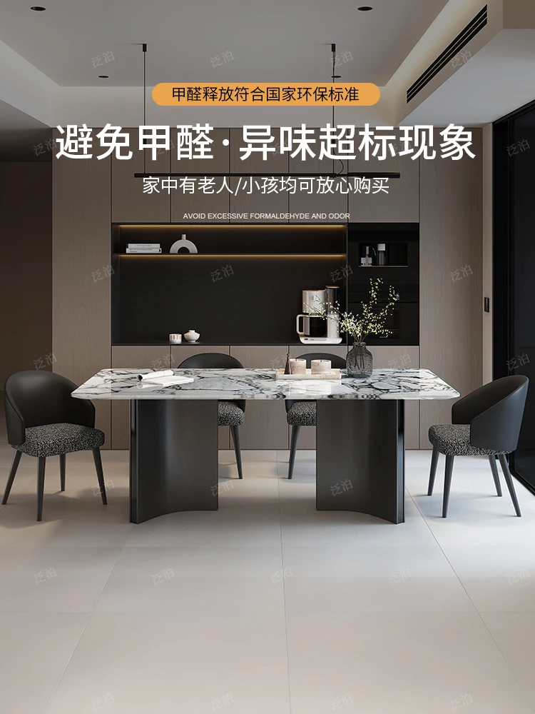 Mesa de jantar retangular e cadeira Combinação, Moderno, Minimalista, Casa