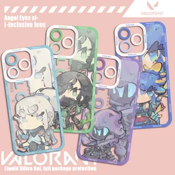 Cool Valorant Game Phone Case For iPhone 15 14 13 12 11 Mini Pro Max X XR XSMax 6S 6 7 8 Plus SE20 Transparent Cover