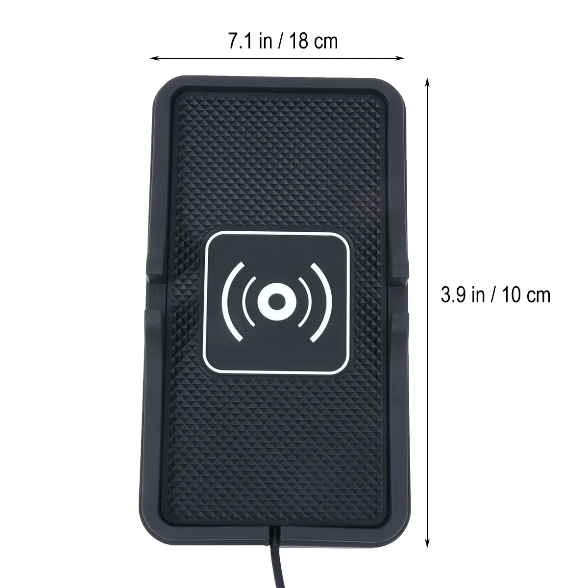 Wireless Charger Charging Pad Silicone Anti-Slip Car Mount Phone Holder Stand for Fast Charging Hands-Free Navigation Safe view 6