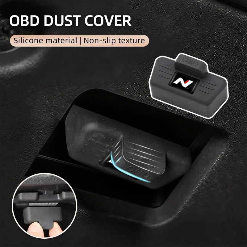 Silicone Car OBD All-in-One Dust Cover Interface Protection Cover For Hyundai I30 I20 IX35 I40 Tucson Getz Veloster Kona Elantra
