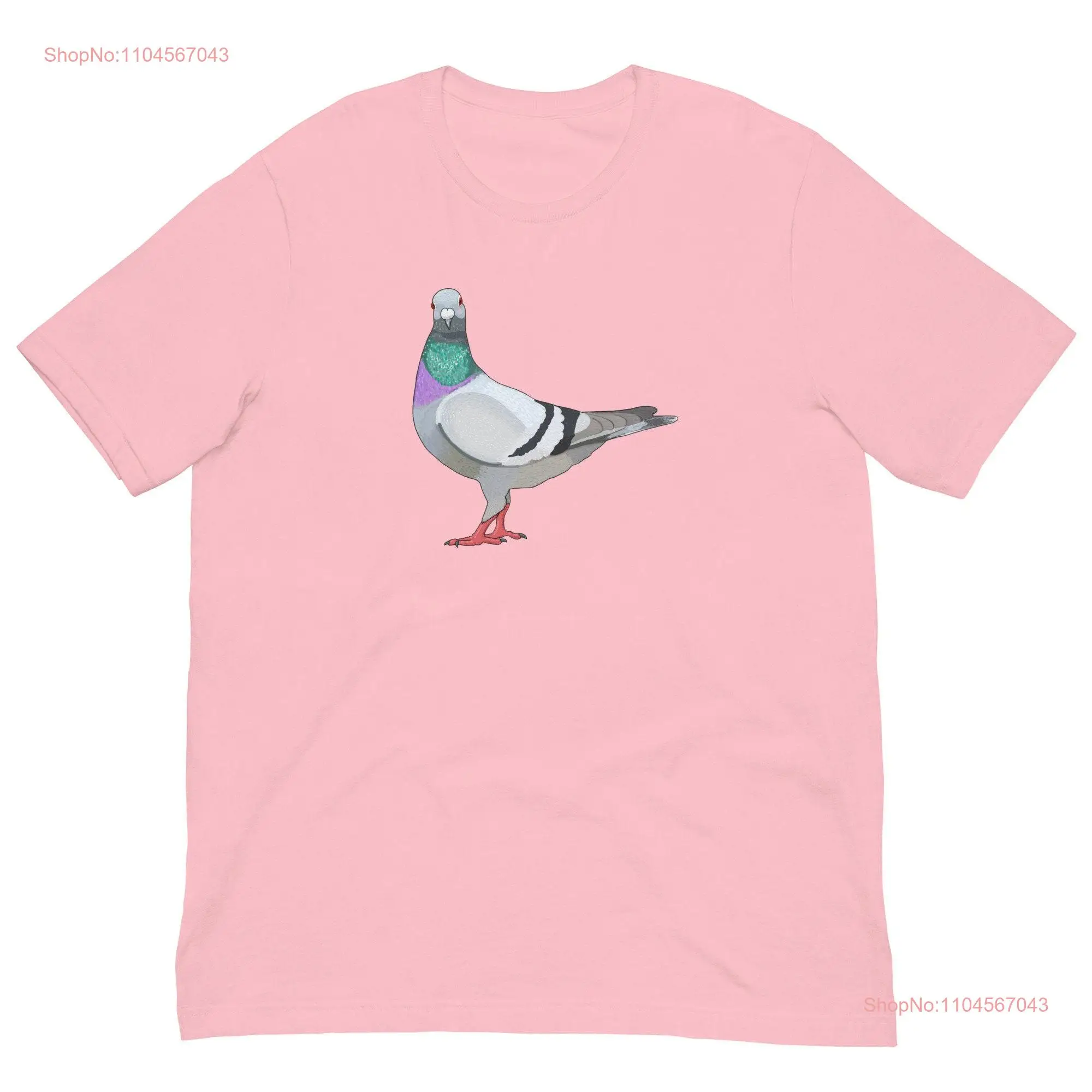 

Pigeon rock dove city bird t shirt long or short sleeves