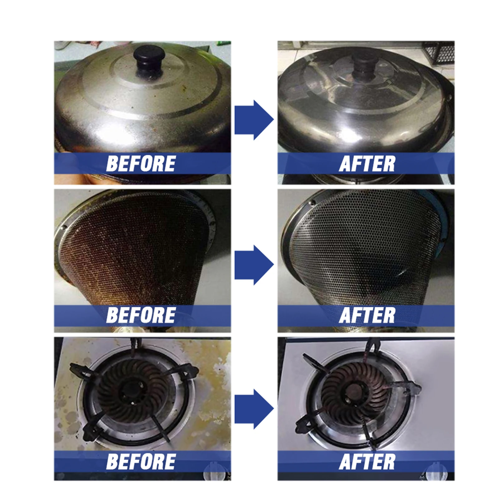 Heavy Oil Cleaner Foam Range Hood Degreaser Grill Oven Oil Detergent All Purpose Greasy Cleaner Kitchen Grease Cleaning Spray