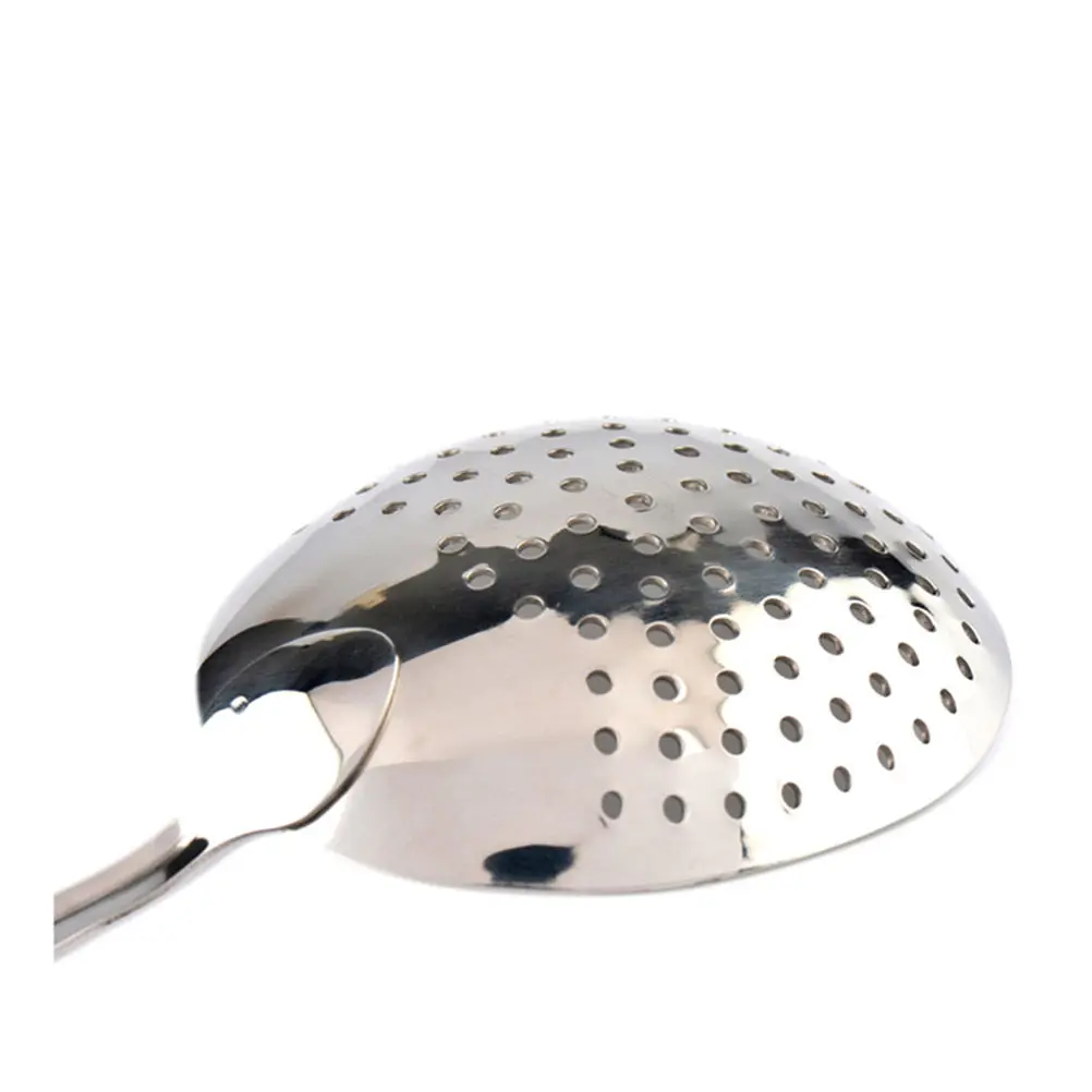 Premium Stainless Steel Strainer Perforated Spoon for Mint Leaves Barware Essential Cocktail Tool Drink Cocktail Strainer