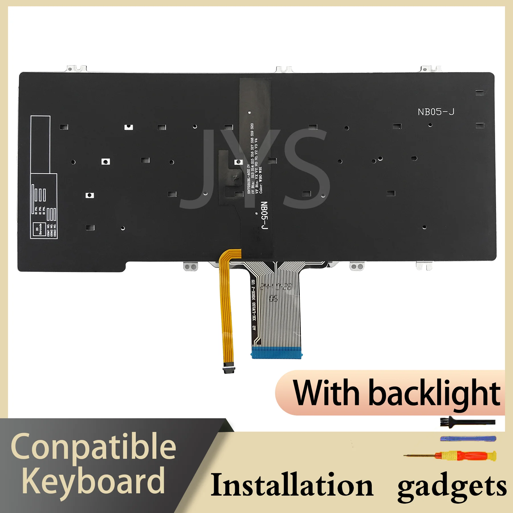 For Dell latitude 7300 5200 5300 5310 7200 3300 3301 backlit