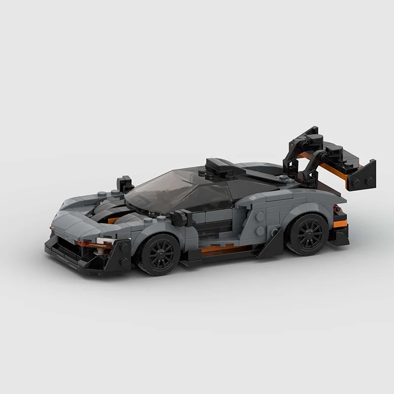 Compatible with Lego small particles Senna sports car MOC building block educational  toy model assembly foreign trade wholesale