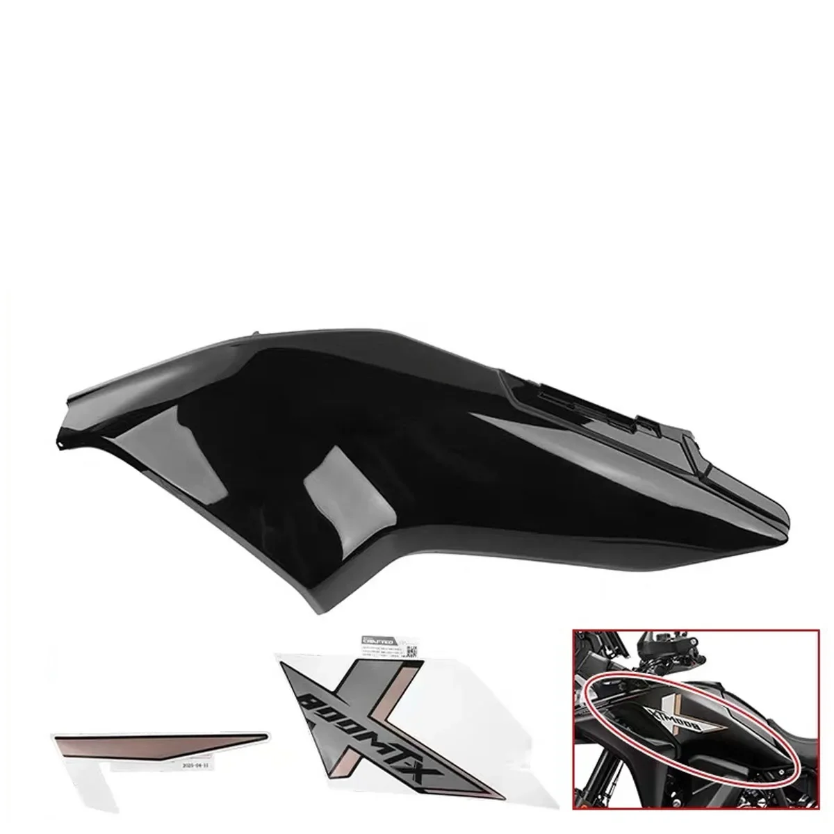 Motorcycle original fuel tank guard left right protective covers guide covers shell Fit For CFMOTO 800MT-X CF800-11-11A 800MTX