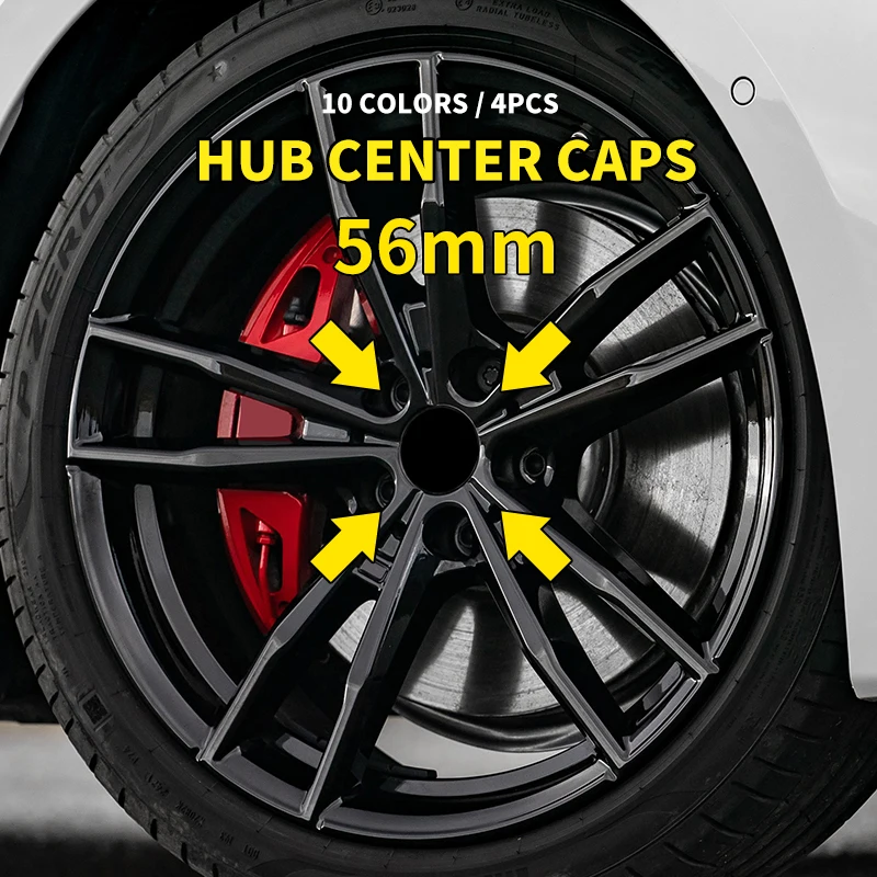 4Pcs 56Mm Car Wheel…