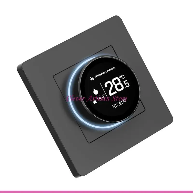 

E06B Knob Thermostat Remote Control Thermostat Bedroom Heating Controller Simple Operate for simple Temperature Adjustment