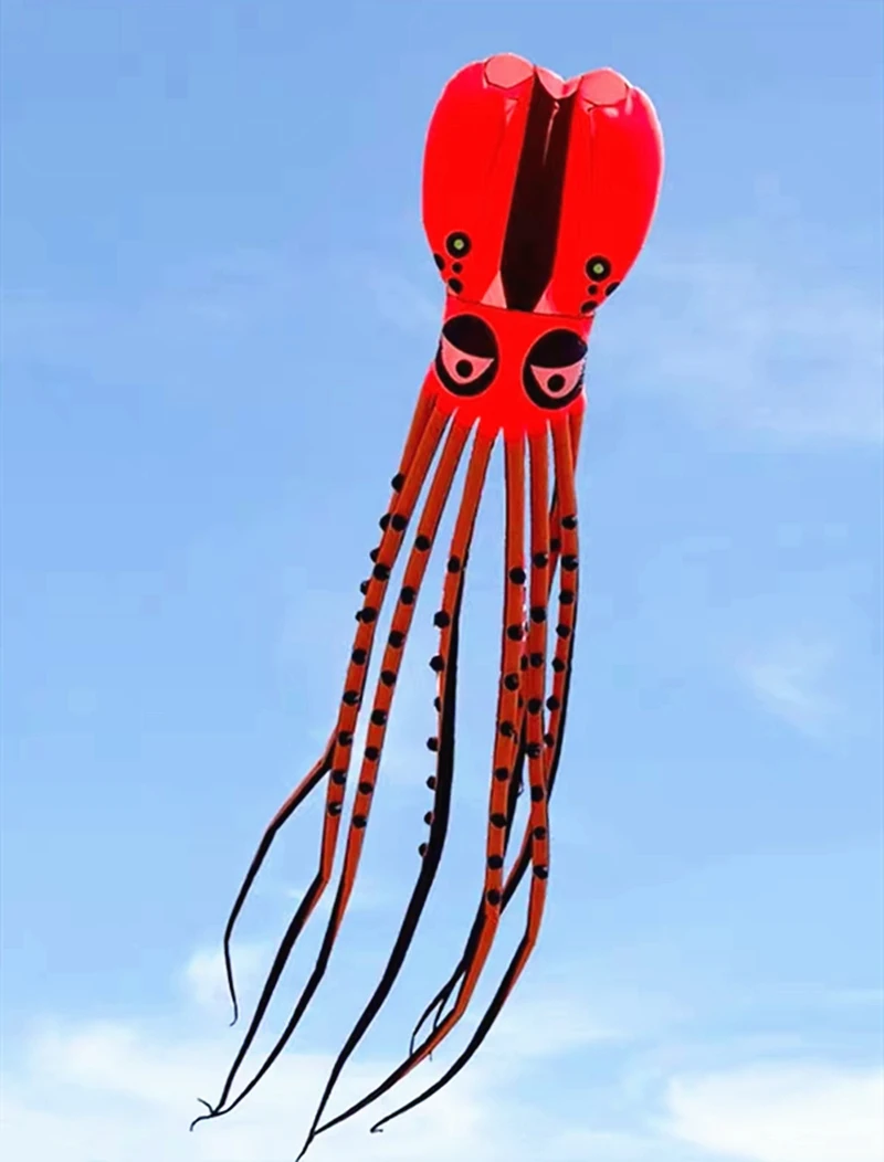 Free Shipping large octopus kites for adults kites factory professional wind kites nylon ripstop inflatable toys Outdoor toys