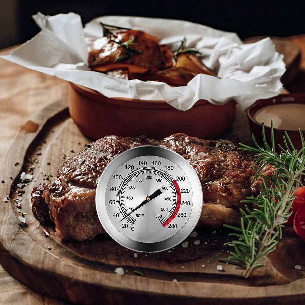 

Stainless Steel Frying Oil Temperature Gauge Meat Thermometer BBQ Cooking Temperature Probe Kitchen Gadget