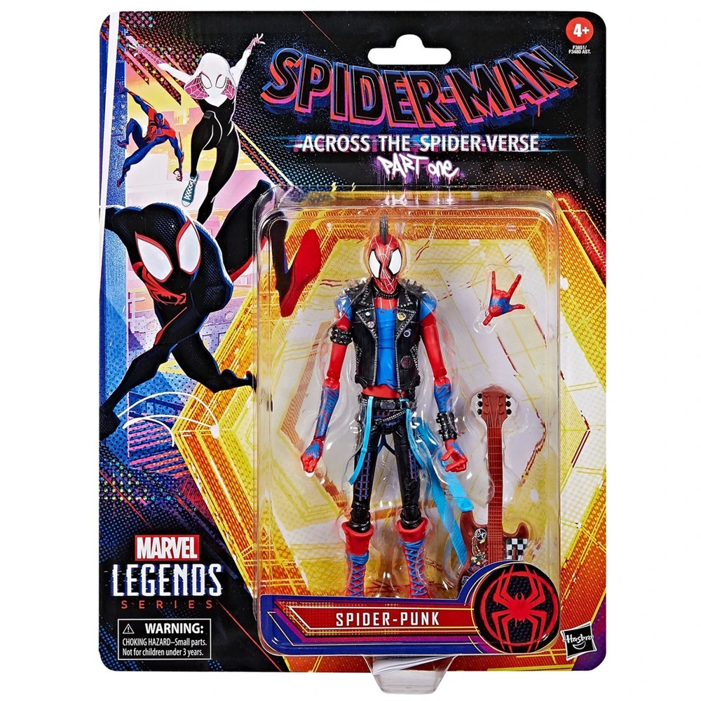 Hasbro Marvel Legends Series Spider-Man: Across The Spider-Verse Spider-Punk 6-inch Action Figure Toy with 1 Accessory