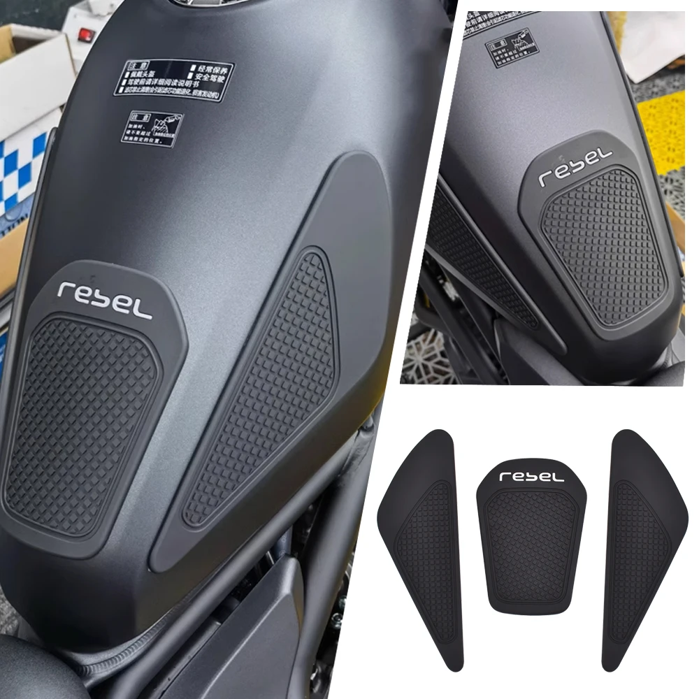 

CMX500 противоскользящие наклейки на топливный бак, крышка бензобака, защитная накладка для масла для Honda Rebel CMX 300 500 2017-2024, аксессуары для мотоциклов