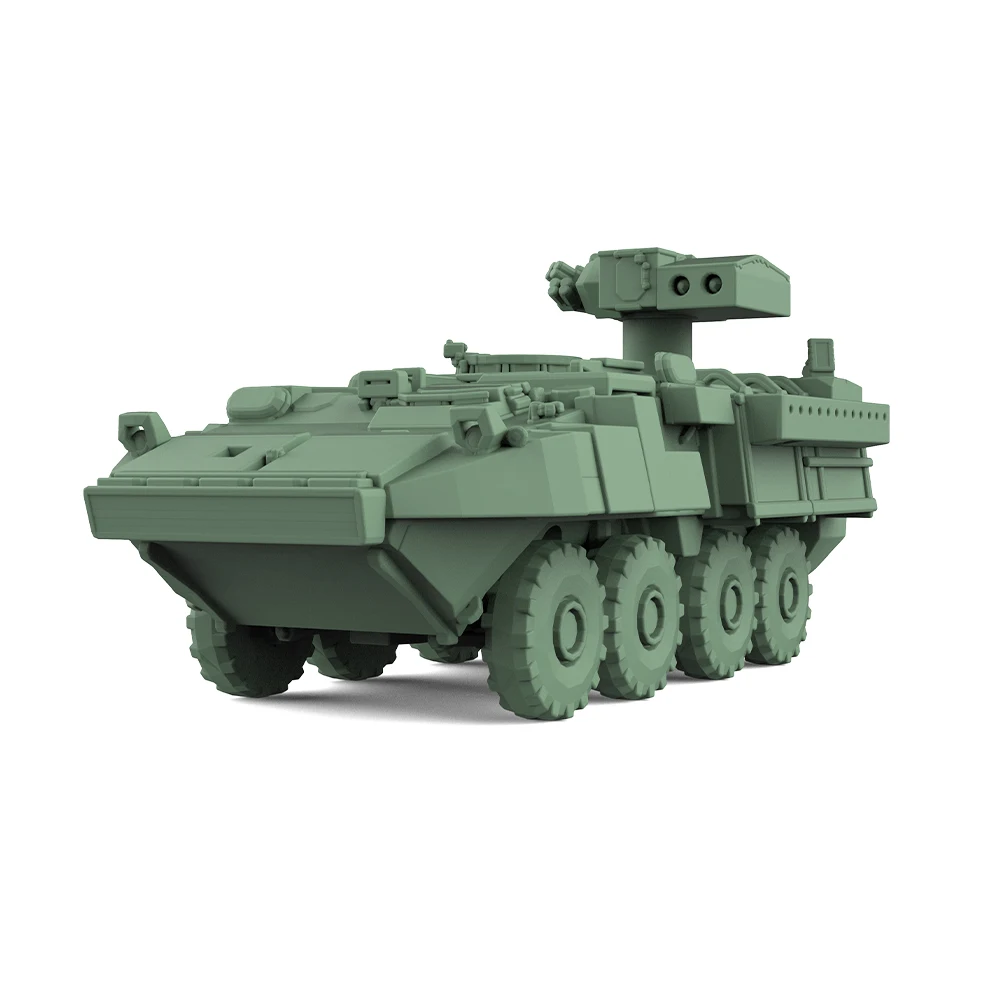 US M1134 Stryker ATGM Tank Destroyer MRY-SFW SS959 1/56 1/72 1/100 15mm WarGaming 28mm Kit de modelo militar