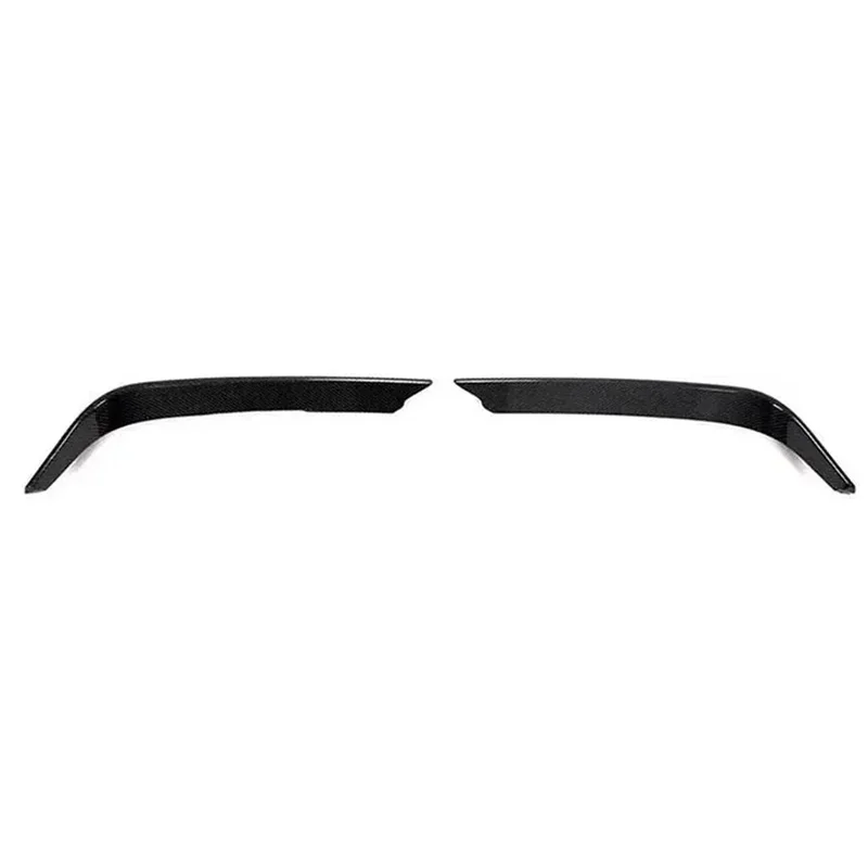 For Alfa Romeo Giulia 2015+ Carbon Fiber wind knife Front Bumper Side Splitter Car Wind Blade Trims Car Accessories body kit