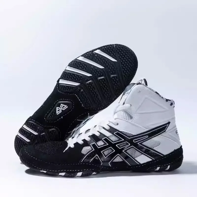 Zapatos de boxeo para hombre y mujer, zapatillas de lucha transpirables, talla 39-45, calzado de vuelo