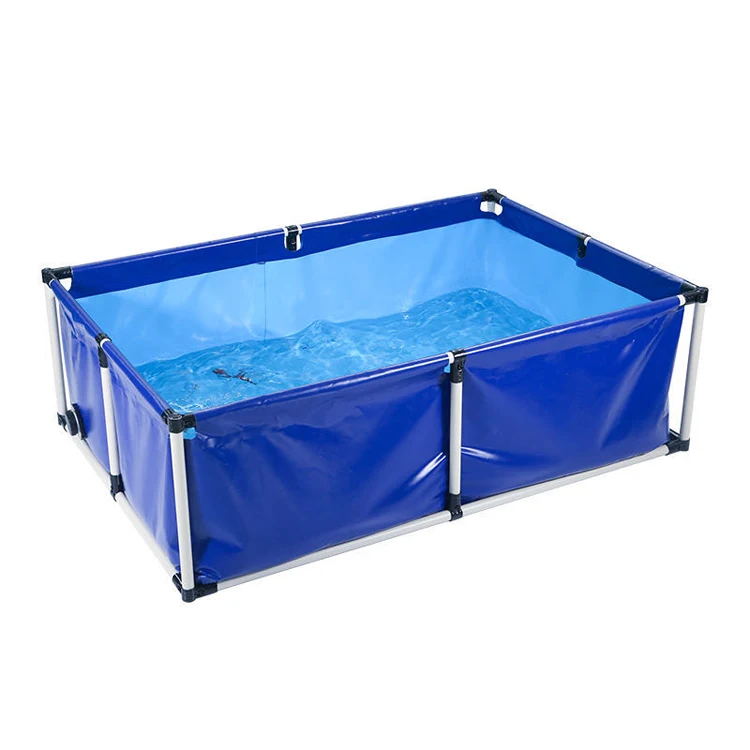 

Durable Foldable Square and Round PVC Tarpaulin Fish Farming Tank
