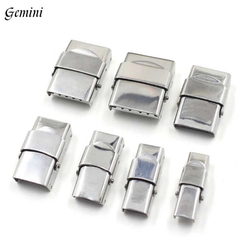 

10pcStainless Steel Magnetic Clasps Watch Band Many Size For Chioce Leather Cord Bracelet Magnet Buckle Diy Jewelry Making Clasp