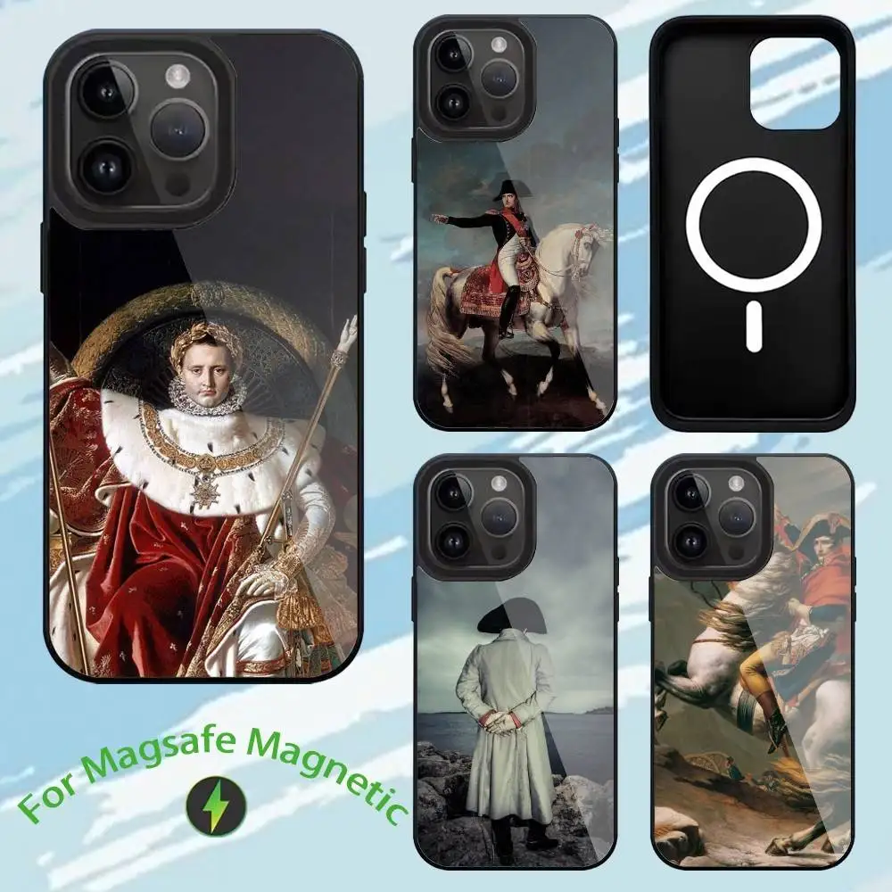 

N-Napoleon Phone Case For iPhone17,16,15,14,13,12,11,Plus,Pro,Max For Magsafe Wireless Charging case